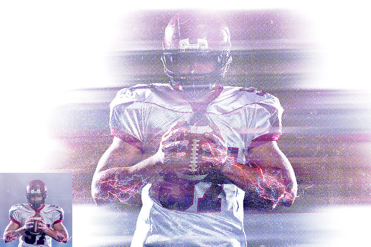Cinematic Halftone Motion FX, an Action Add-On by Studio Retouch (Photo 5 of 13)