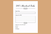 Reading Journal PDF Tablet Friendly, a Stationery Template by MIRoots Design Studio (Thumbnail 3 of 8)