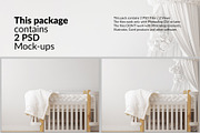 Nursery Wallpaper Mockup Set, a Household Mockup by mock-ups (Thumbnail 2 of 6)