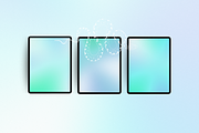 Cold Pastel Gradient Background Set, a Texture Graphic by TheCoastlineStudio (Thumbnail 3 of 9)
