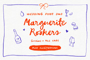 Marguerite Rookers Wedding Font Duo, a Font by Creativeqube Design (Thumbnail 1 of 11)