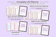 Portrait Purple Digital Planner, a Stationery Template by Tas Creative Studio (Thumbnail 8 of 12)