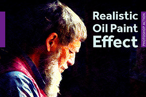 Realistic Oil Painting Action
