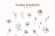 BOWS & FLOWERS line art & posters, a Decorative Illustration by Yuliia Lashevska (Thumbnail 3 of 12)