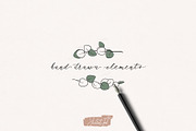 Organic shapes, drawn floral forms, an Object Graphic by JuDesign (Thumbnail 4 of 11)