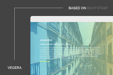 Vegera - Personal HTML Template