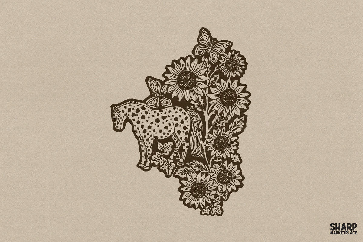 Spotted Appaloosa Horse With, an Object Graphic by SharpMarketplace (Photo 1 of 5)