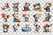 Beach Mouse PNG Clipart, an Animal Illustration by Nicolle's Colorful Art (Thumbnail 3 of 4)