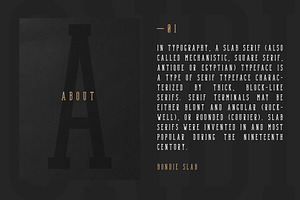 Bondie - Condensed Slab Serif Font