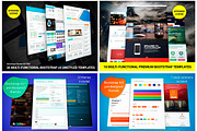 130 Essentials Templates Bundle DEAL, a Bootstrap Template by Bootstraptor (Thumbnail 2 of 21)