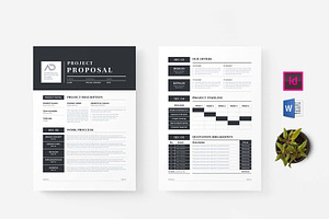Proposal | MS Word & Indesign, a Stationery Template by design_hut