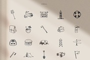 100 Hand Drawn Elements -Adventure-, an Animal Illustration by Michael Rayback Design (Thumbnail 2 of 5)
