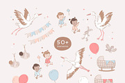 Welcome baby, a Decorative Illustration by Vasylyka (Thumbnail 5 of 7)