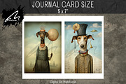 Whimsical Surreal Dog Portrait, an Animal Illustration by Digital Art Mahdiseño (Thumbnail 5 of 9)