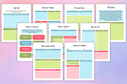 Self-Love Workbook & Planner, a Stationery Template by Designmela01 (Thumbnail 7 of 8)