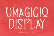 Umagicio Display Font, a Serif Font by Maulana Creative (Thumbnail 1 of 7)