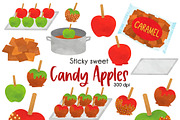 Candy Apples Clipart, a Food Illustration by SugarPickle Clip Art (Thumbnail 3 of 3)