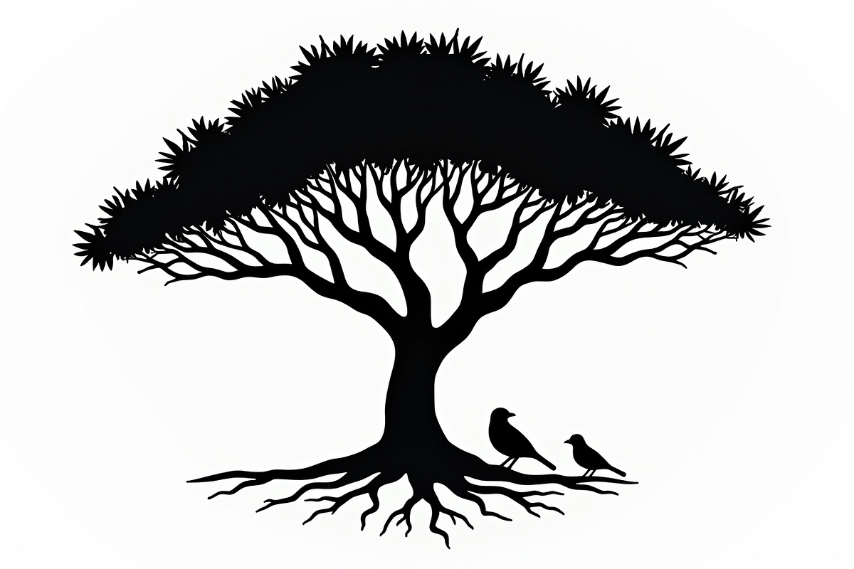 Nature Organic Tree Root Graphic, an Illustration by Designs_River (Photo 9 of 13)