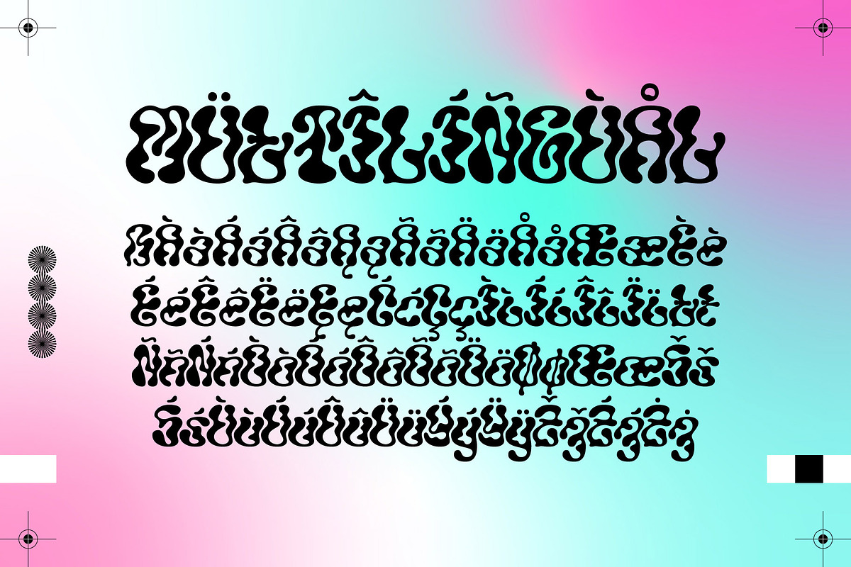 Drunk Vision - Creative Font, a Symbol Font by Gleb Guralnyk (Photo 7 of 7)