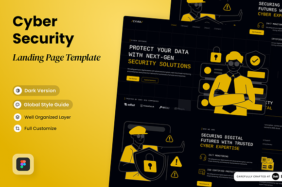 Cyvra - Cyber Security Landing Page preview 5