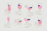 Clink Glass Collection, a Food Illustration by Anna (Thumbnail 5 of 8)