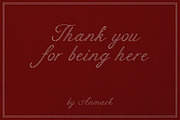 Refined Stitch Vintage Script Font, a Script Font by AnMark (Thumbnail 14 of 14)