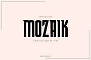 Mozaik Modern Font, a Font by FabledHut (Thumbnail 1 of 5)