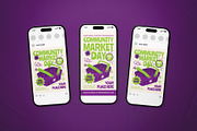 Community Market Day Event Flyer Set, a Flyer Template by The Good Store (Thumbnail 2 of 2)