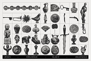 ARTEFACTS Academia Collage Kit, an Object Graphic by angelainthefields (Thumbnail 9 of 12)