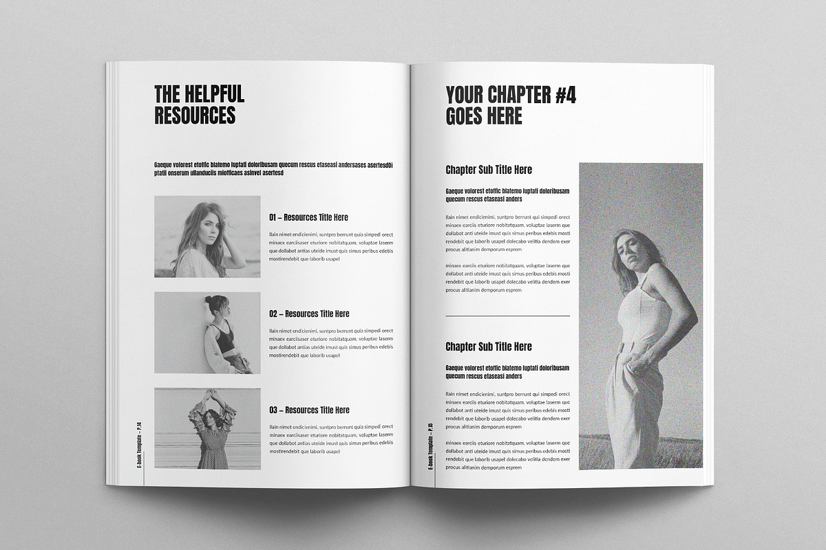 E-Book Template, a Brochure Template by E-Type (Photo 6 of 8)