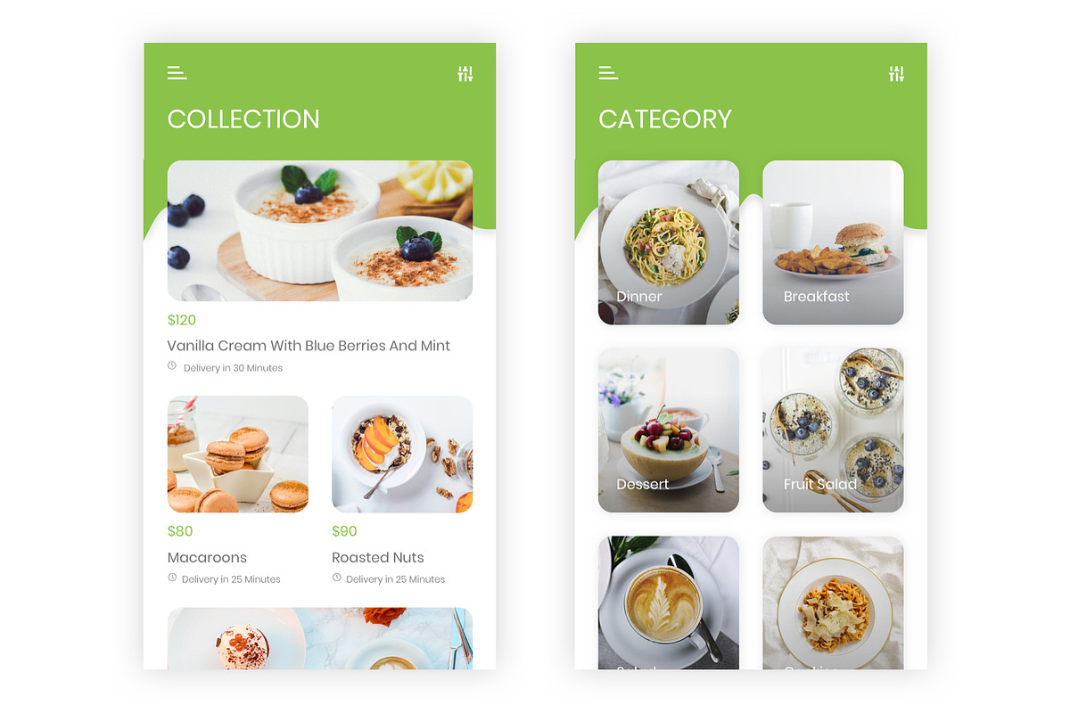 Food Delivery Figma App, an UI Kit Template by themelove (Photo 7 of 9)