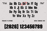 GC Dooze - Display Condensed Sans, a Sans Serif Font by Glyphonic (Thumbnail 2 of 15)