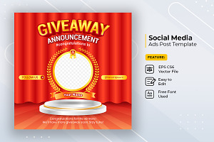 Giveaway winner announcement