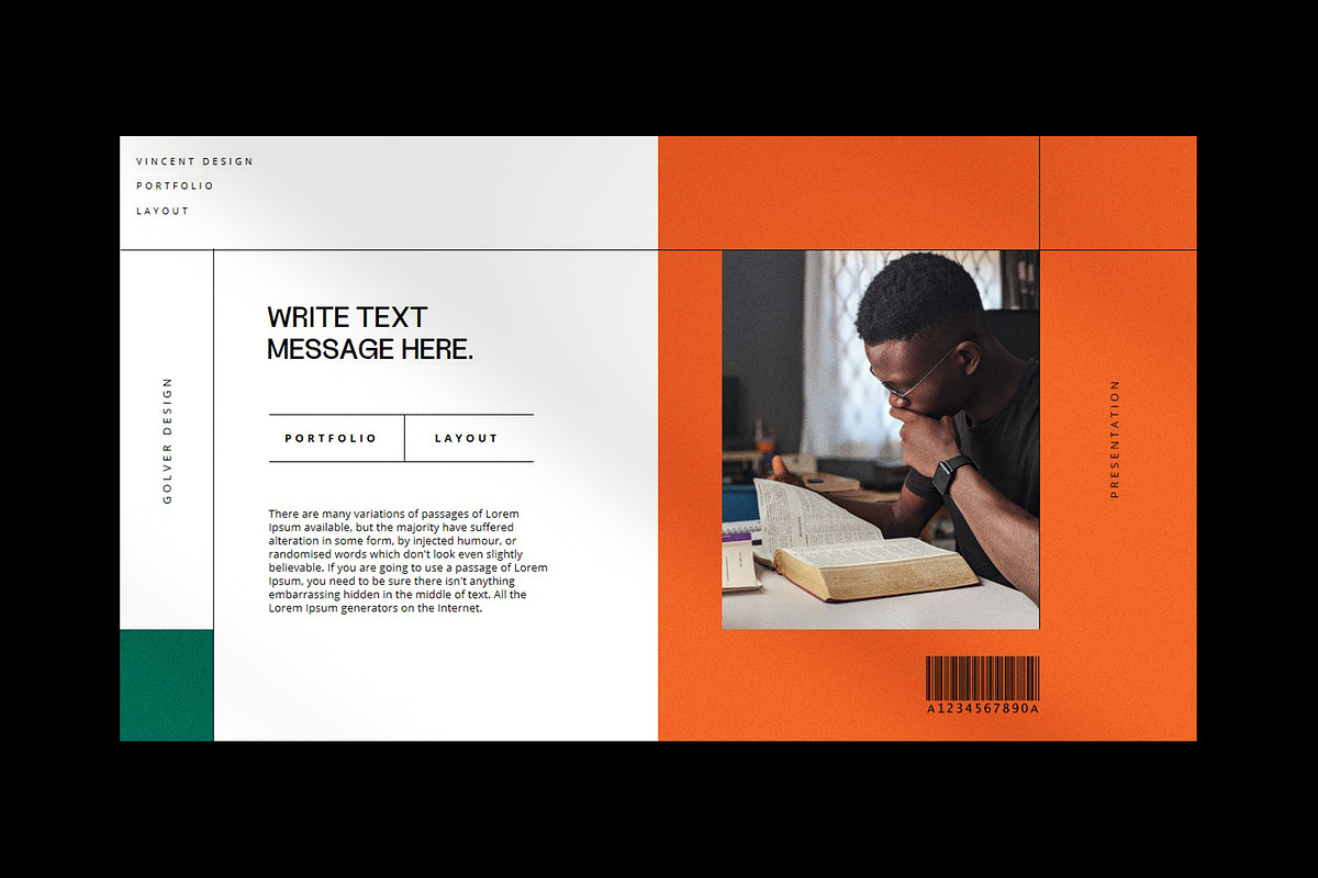 Vincent - Powerpoint Presentation, a Presentation Template by Creavora (Photo 3 of 7)