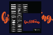 Lettering Brushes for Procreate, a Brush Add-On by byMariZen (Thumbnail 2 of 7)