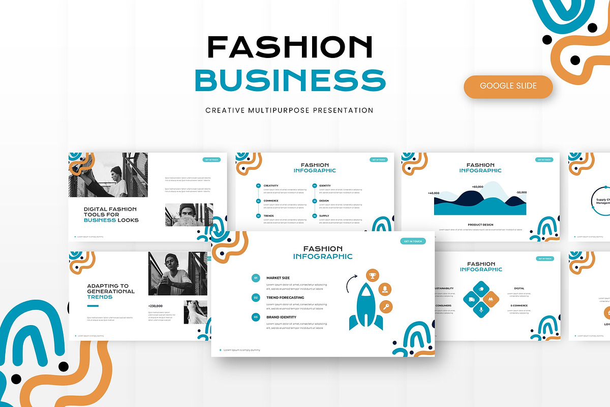 Fashion Business - Google Slide, a Presentation Template by AQR Studio (Photo 1 of 3)
