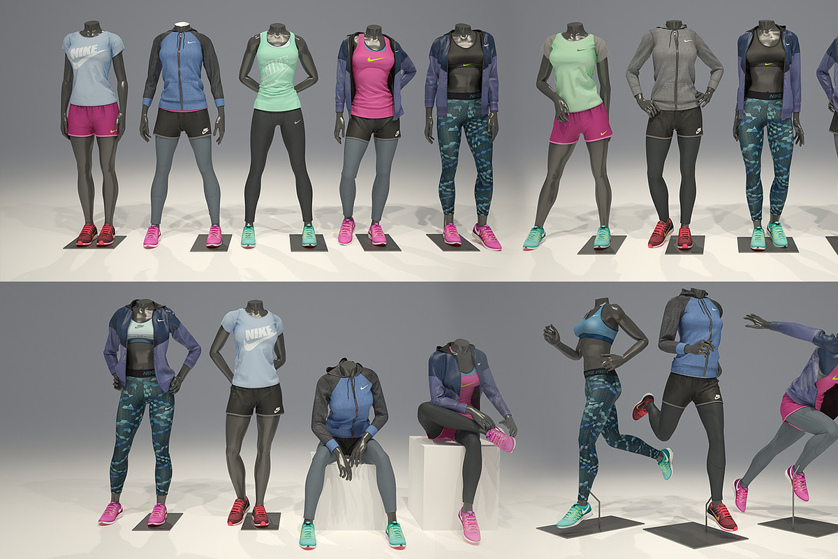 Female mannequin FULL PACK, a Characters & Person 3D Model by mrGarret (Photo 1 of 21)