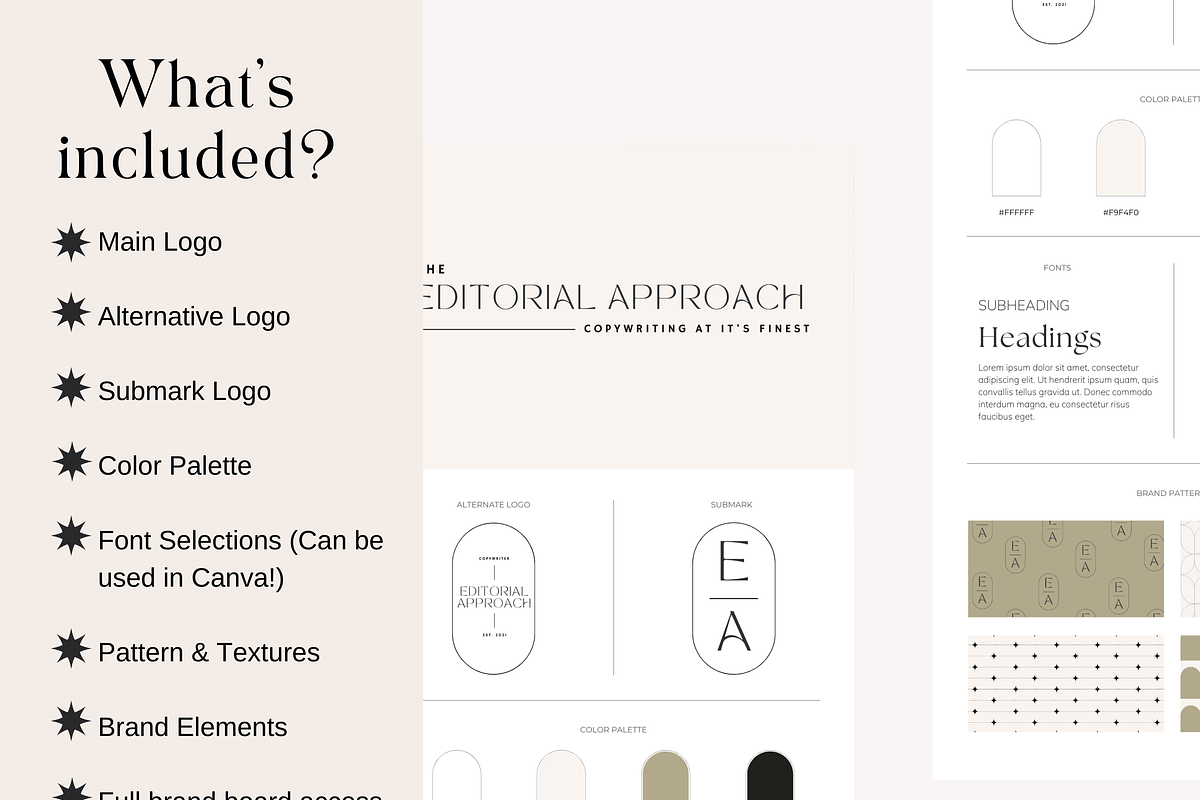Branding Kit Logo Template Minimal, a Branding & Logo Template by HerstedHertz (Photo 6 of 7)