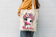 Baby Unicorns Sublimation Clipart Bu, a Work Illustration by CreationArt (Thumbnail 5 of 7)