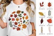 Autumn Leaves Clipart Bundle, a Seasonal Illustration by Whimsy Brush Studio (Thumbnail 9 of 9)