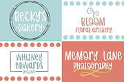 SALE - Sweet Slice Font, a Sans Serif Font by Dansie Design (Thumbnail 2 of 14)