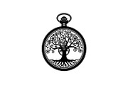 Steampunk Tree of Life Symbol Bundle, an Illustration by yasushie (Thumbnail 18 of 31)