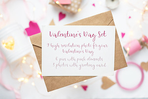 Valentines invitation card and other