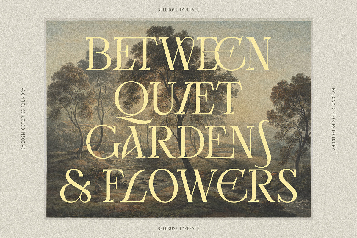 Bellrose Display Serif Font, a Serif Font by CarmineType (Photo 2 of 24)