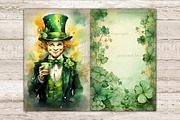 St. Patrick's Day Junk Journal Pages, a Seasonal Illustration by GlamArtZhanna (Thumbnail 10 of 10)