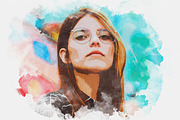 Realistic Watercolor Painting Effect, a Layer Style Add-On by liptouse (Thumbnail 7 of 9)