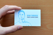 Sketched Business Card Template, a Business Card Template by rtgoose (Thumbnail 2 of 5)