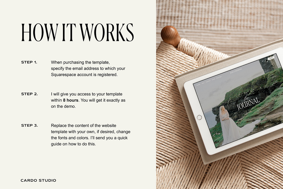 Squarespace Photographer Website, a Squarespace Template by The Soft Voice (Photo 8 of 8)