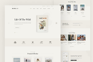 Booksaw Bookstore Website Template