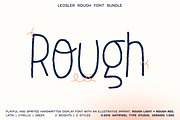 LeOsler Rough | Bundle | 2 Fonts, a Handwritten Font by Antipixel Type Studio (Thumbnail 1 of 15)